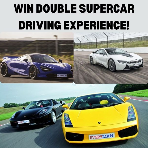 WIN A DOUBLE SUPERCAR DRIVING EXPERIENCE FOR 99P!